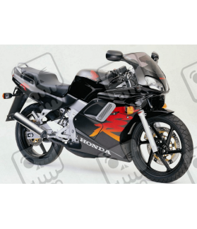 STICKER HONDA NSR 125 YEAR 2000 BLACK/RED VERSION (Compatible Product)