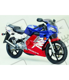 STICKER HONDA NSR 125 YEAR 2000 WHITE/RED/BLUE VERSION (Compatible Product)