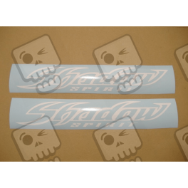 TANK STICKER HONDA SHADOW SPIRIT WHITE