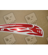 TANK STICKER HONDA VTX 1300 CHROME RED