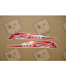 TANK STICKER HONDA VTX 1300 ROJO CROMADO