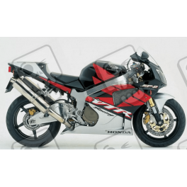 Honda VTR 1000 2005 - BLACK/RED/SILVER VERSION DECALS