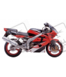 STICKER SET KAWASAKI ZX-6R AÑO 2000 ROJO