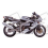 STICKER SET KAWASAKI ZX-6R AÑO 2000 PLATA (Producto compatible)