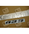 STICKER SET KAWASAKI ZX-6R AÑO 2003 AZUL