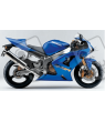 STICKER SET KAWASAKI ZX-6R AÑO 2003 AZUL