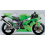 STICKER SET KAWASAKI ZX-6R YEAR 2003 GREEN (Compatible Product)