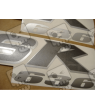 STICKER SET KAWASAKI ZX-6R AÑO 2004 NARANJA