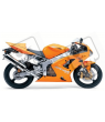STICKER SET KAWASAKI ZX-6R AÑO 2004 NARANJA