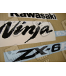 STICKER SET KAWASAKI ZX-6R AÑO 2005 VERDE