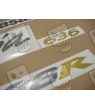 STICKER SET KAWASAKI ZX-6R AÑO 2006 BLACK