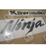 STICKER SET KAWASAKI ZX-6R AÑO 2006 BLACK