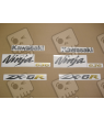 STICKER SET KAWASAKI ZX-6R AÑO 2006 AZUL
