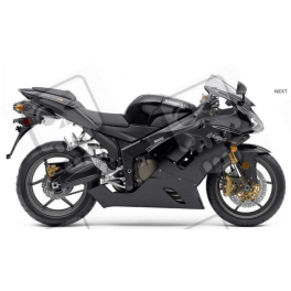 STICKER SET KAWASAKI ZX-6R AÑO 2006 AZUL