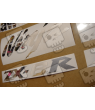STICKER SET KAWASAKI ZX-6R AÑO 2007 NEGRO