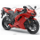 STICKER SET KAWASAKI ZX-6R AÑO 2007 ROJO (Producto compatible)