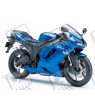 STICKER SET KAWASAKI ZX-6R AÑO 2008 AZUL