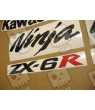 STICKER SET KAWASAKI ZX-6R AÑO 2008 AMARILLO