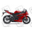 STICKER SET KAWASAKI ZX-6R AÑO 2010 ROJO (Producto compatible)