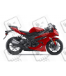 STICKER SET KAWASAKI ZX-6R AÑO 2010 ROJO