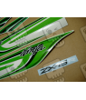 STICKER SET KAWASAKI ZX-6R AÑO 2011 GREEN