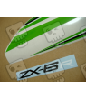 STICKER SET KAWASAKI ZX-6R AÑO 2011 GREEN