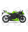 STICKER SET KAWASAKI ZX-6R AÑO 2011 GREEN