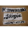 STICKER SET KAWASAKI ZX-6R AÑO 2011 BLANCO