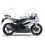 STICKER SET KAWASAKI ZX-6R AÑO 2011 BLANCO (Producto compatible)
