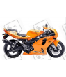 STICKERS KIT KAWASAKI ZX-7R 2003 ORANGE