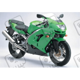 ADHESIVOS KIT KAWASAKI ZX-9R 1999 VERDE