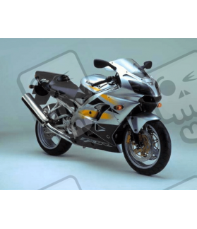 STICKERS KIT KAWASAKI ZX-9R 2002 SILVER (Compatible Product)