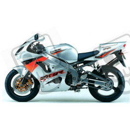 STICKERS KIT KAWASAKI ZX-9R 2003 SILVER ORANGE