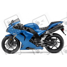 ADHESIVOS KIT KAWASAKI ZX-9R 2007 AZUL