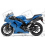 ADHESIVOS KIT KAWASAKI ZX-10R 2007 AZUL (Producto compatible)
