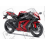 ADHESIVOS KIT KAWASAKI ZX-10R 2013 ROJO (Producto compatible)