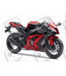 ADHESIVOS KIT KAWASAKI ZX-10R 2013 ROJO