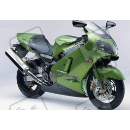 STICKERS KIT KAWASAKI ZX-12R YEAR 2003 GREEN