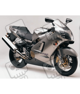 STICKERS KIT KAWASAKI ZX-12R YEAR 2003 SILVER (Compatible Product)