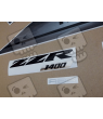 STICKERS KIT KAWASAKI ZZR1400 YEAR 2010 BLACK GREY