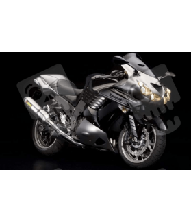 STICKERS KIT KAWASAKI ZZR1400 YEAR 2010 BLACK GREY