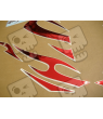 STICKERS KIT KAWASAKI 250R NINJA YEAR 2007 BLACK RED