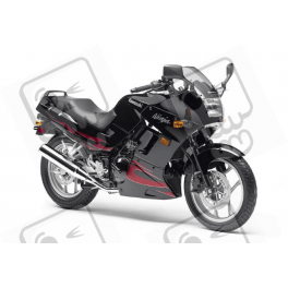 STICKERS KIT KAWASAKI 250R NINJA YEAR 2007 BLACK RED