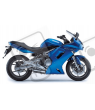 ADHESIVOS KIT KAWASAKI ER-6F AÑO 2007 AZUL