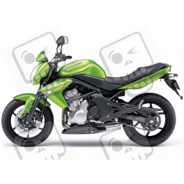 STICKERS KIT KAWASAKI ER-6N YEAR 2008 VERDE