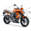 ASESIVI KIT KAWASAKI ER-6F YEAR 2009 ORANGE (Prodotto compatibile)