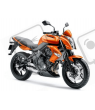 AUFKLEBER KIT KAWASAKI ER-6N YEAR 2009 ORANGE