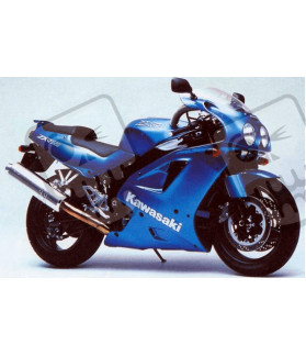 AUTOCOLLANT KIT KAWASAKI ZXR750 YEAR 1993 BLUE