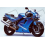 AUTOCOLLANT KIT KAWASAKI ZXR750 YEAR 1993 BLUE (Produit compatible)