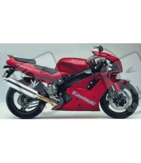 STICKERS KIT KAWASAKI ZXR750 YEAR 1993 RED (Compatible Product)